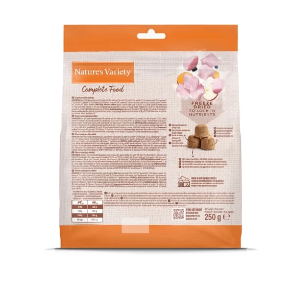 Nature's Variety Complete Freeze Dried Adult Dry Dog Food - Turkey 3 Nature's Variety Complete Freeze Dried Adult Dry Dog Food - Turkey