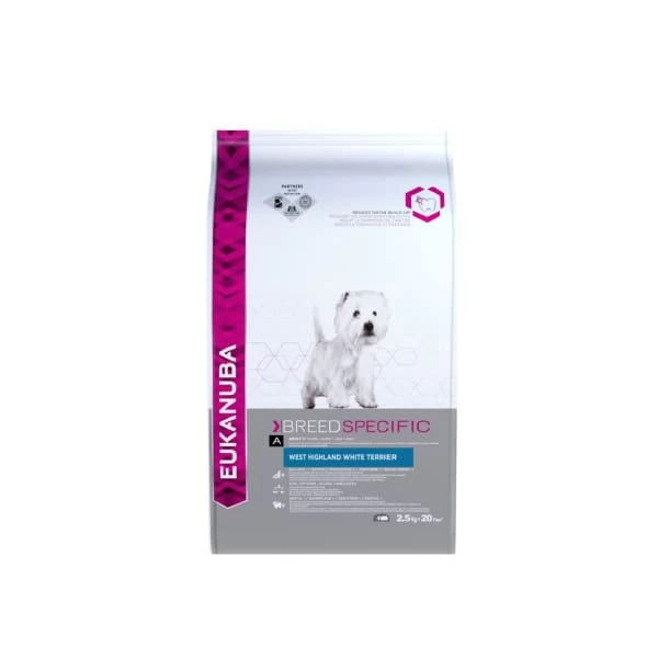 Eukanuba Breed Specific West Highland White Terrier Adult Dry Dog Food 4 Eukanuba Breed Specific West Highland White Terrier Adult Dry Dog Food - Image 2