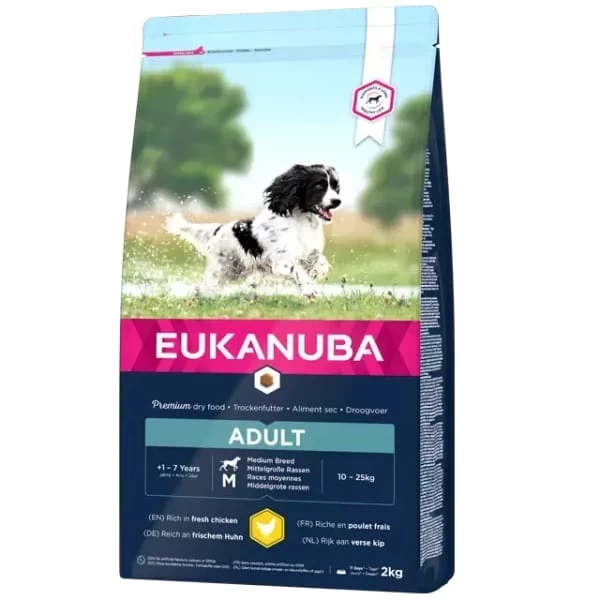 Eukanuba Adult Medium Breed Dry Dog Food - Chicken 3 Eukanuba Adult Medium Breed Dry Dog Food - Chicken