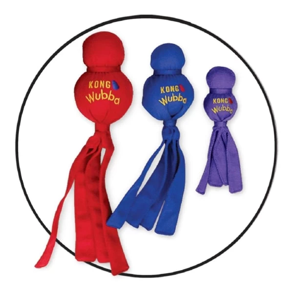 Kong Wubba Assorted Dog Tug Toy 4 Kong Wubba Assorted Dog Tug Toy - Image 2