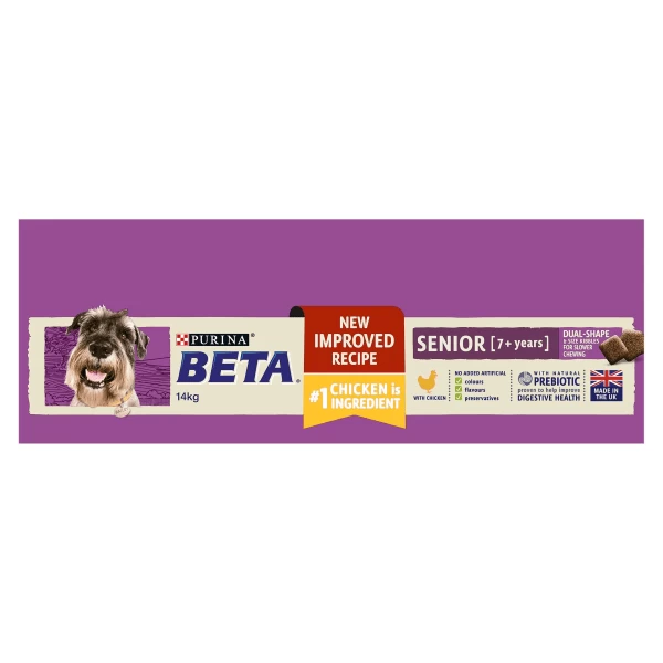BETA Senior 7 Years+ Dry Dog Food - Chicken 4 BETA Senior 7 Years+ Dry Dog Food - Chicken - Image 2