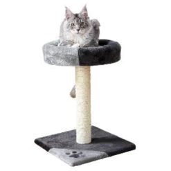 Trixie Tarifa Cat Scratching Post In Grey & Black
