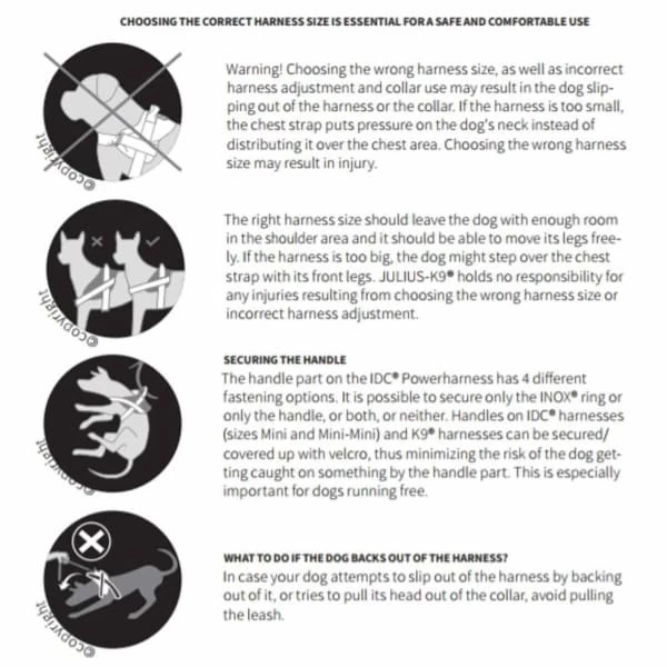 Trixie Julius-K9 Dog Powerharness In Black 3 Trixie Julius-K9 Dog Powerharness In Black