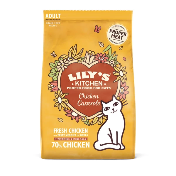 Lily's Kitchen Adult Dry Cat Food - Chicken Casserole 8 Lily's Kitchen Adult Dry Cat Food - Chicken Casserole - Image 6