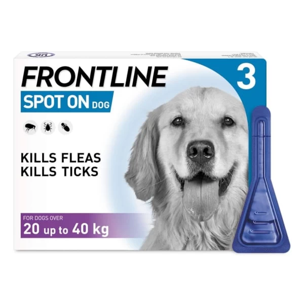 Frontline Spot On Flea & Tick Treatment For Large Dogs (20-40kg) 7 Frontline Spot On Flea & Tick Treatment For Large Dogs (20-40kg) - Image 5