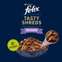 Felix Tasty Shreds Mixed Selection In Gravy Cat Food