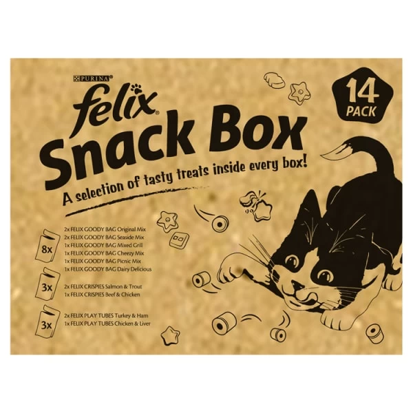 Felix Snack Box Adult Dry Cat Treat 4 Felix Snack Box Adult Dry Cat Treat - Image 2