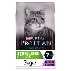 Purina Pro Plan Longevis Sterilised 7+ Senior Dry Cat Food - Turkey -pet shop I9441288 en 02