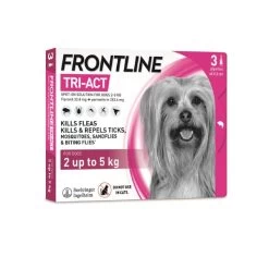 Frontline Tri-Act Flea & Tick Treament For Extra Small Dogs (2-5kg)