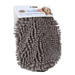 Scruffs Noodle Grooming Comb & Drying Mitt In Grey -pet shop I9464382 en