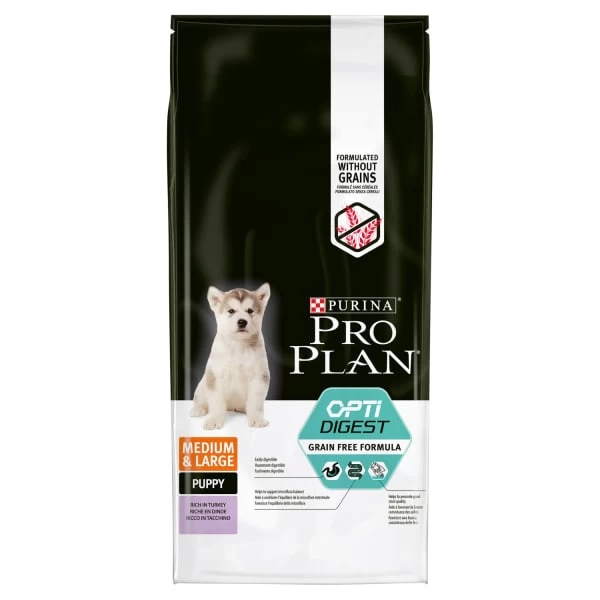 Purina Pro Plan Opti Digest Grain Free Medium/Large Puppy Dry Dog Food - Turkey 4 Purina Pro Plan Opti Digest Grain Free Medium/Large Puppy Dry Dog Food - Turkey - Image 2