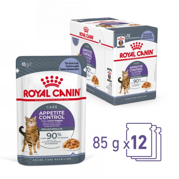Royal Canin Appetite Control Sterilised Adult Wet Cat Food - Jelly 14 Royal Canin Appetite Control Sterilised Adult Wet Cat Food - Jelly - Image 12