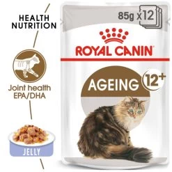 Royal Canin Ageing 12+ Senior Wet Cat Food In Jelly -pet shop I9499395