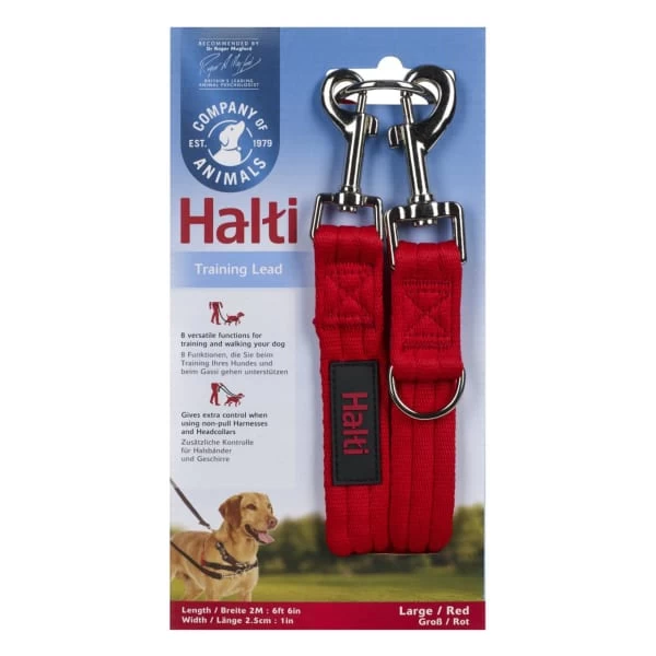 Halti Multifunctional Training Dog Lead In Red 8 Halti Multifunctional Training Dog Lead In Red - Image 6