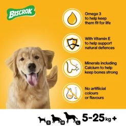 Pedigree Biscrok Gravy Bones Biscuits Adult Dog Treats - Original -pet shop I9499492 en 05