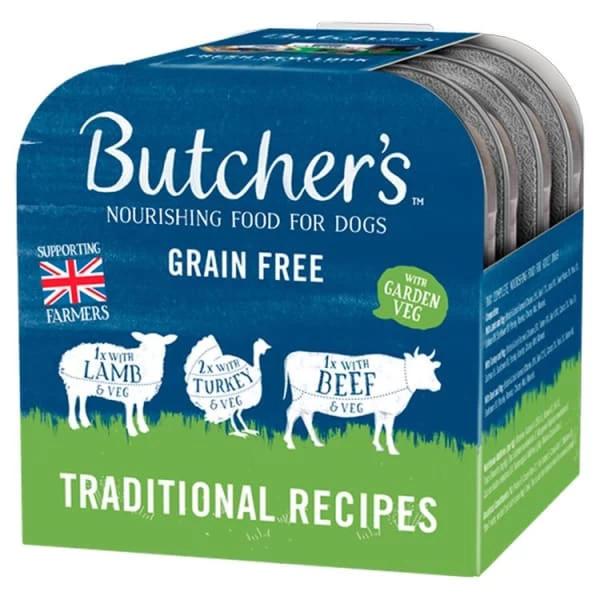 Butcher's Traditional Recipes Dog Food Trays 4 Butcher's Traditional Recipes Dog Food Trays - Image 2