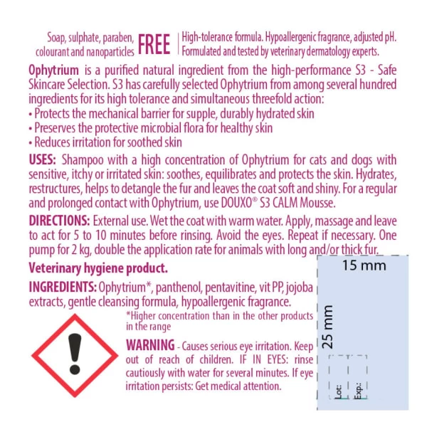 Douxo S3 CALM Shampoo 4 Douxo S3 CALM Shampoo - Image 2