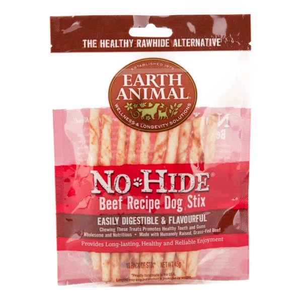 Earth Animal No Hide Beef Stix Dog Treat 4 Earth Animal No Hide Beef Stix Dog Treat - Image 2