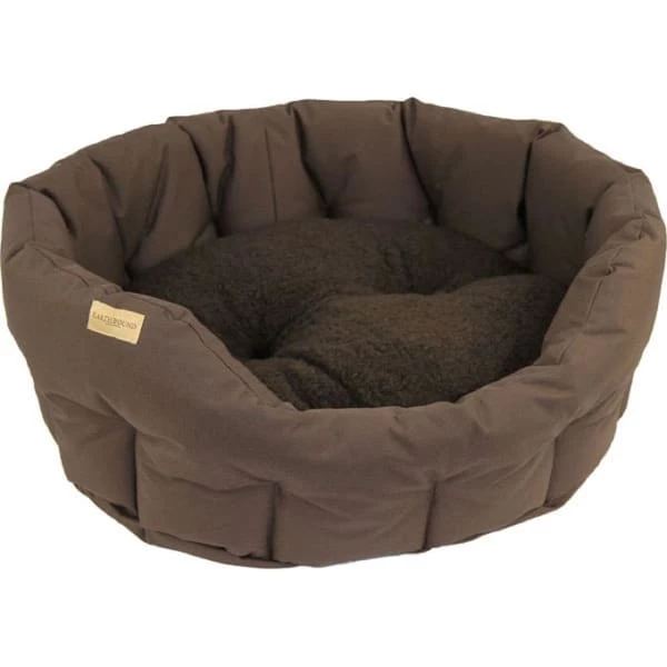 Earthbound Classic Waterproof Round Bed Brown 3 Earthbound Classic Waterproof Round Bed Brown