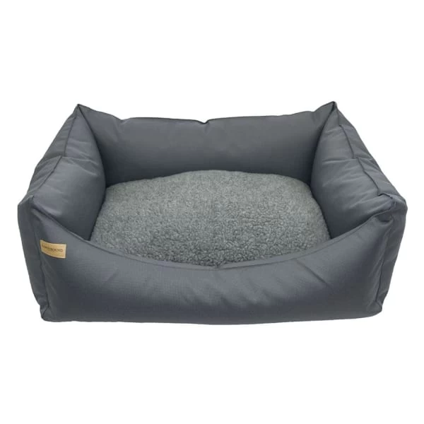 Earthbound Rectangular Removable Waterproof Dog Bed Grey 4 Earthbound Rectangular Removable Waterproof Dog Bed Grey - Image 2