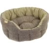 Earthbound Traditional Tweed & Waterproof Dog Bed Beige -pet shop I9520959