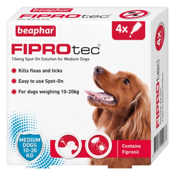 Fiprotec Spot On Medium Dog Pipettes 3 Fiprotec Spot On Medium Dog Pipettes