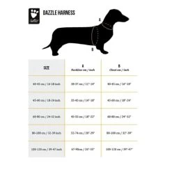 Hurtta Lifeguard Dazzle Harness Yellow -pet shop I9521669 04