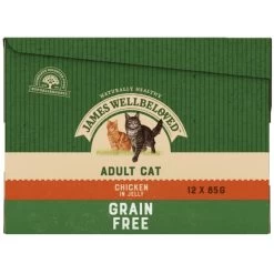 James Wellbeloved Adult Cat Grain-free Pouches With Chicken In Jelly -pet shop I9521691 02