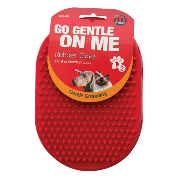 Mikki Rubber Glove For Short/Medium Coat 3 Mikki Rubber Glove For Short/Medium Coat