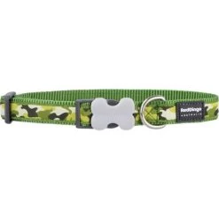 Red Dingo Camouflage Green Dog Collar -pet shop I9522405 01