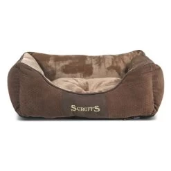 Scruffs Chester Box Bed Chocolate Brown -pet shop I9522612