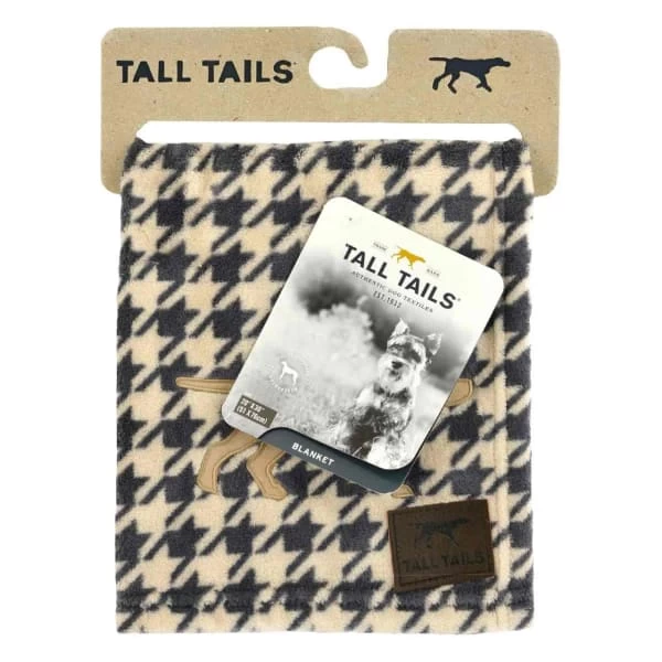 Tall Tails Fleece Houndstooth Pet Blanket 4 Tall Tails Fleece Houndstooth Pet Blanket - Image 2