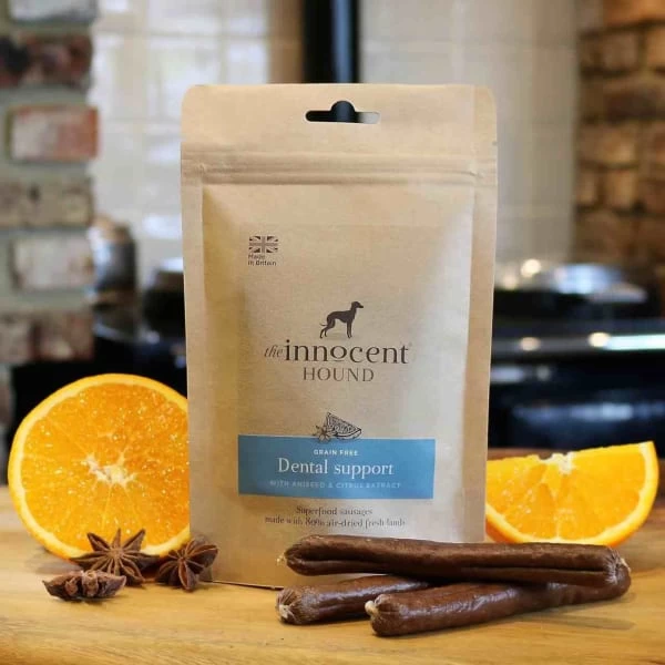 The Innocent Hound Dog Treat Dental Support Superfood Sausages 4 The Innocent Hound Dog Treat Dental Support Superfood Sausages - Image 2