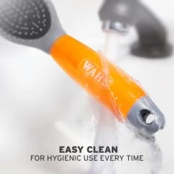 Wahl Double Sided Soft Brush With Soft Grip Gel Handle