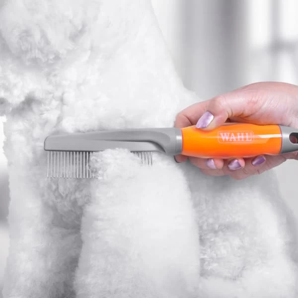 Wahl Grooming Comb With Soft Grip Gel Handle 3 Wahl Grooming Comb With Soft Grip Gel Handle