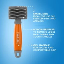 Wahl Nylon Slicker Brush With Soft Grip Gel Handle 9 Wahl Nylon Slicker Brush With Soft Grip Gel Handle -pet shop I9522990 en 03
