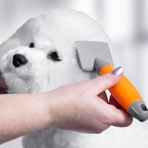 Wahl Nylon Slicker Brush With Soft Grip Gel Handle 4 Wahl Nylon Slicker Brush With Soft Grip Gel Handle - Image 2