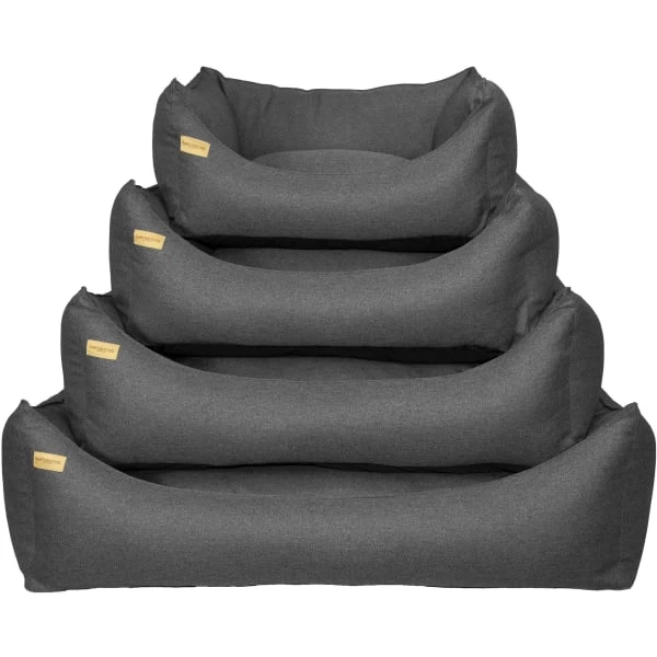 Earthbound Rectangular Removable Morland Dog Bed In Iron Grey 3 Earthbound Rectangular Removable Morland Dog Bed In Iron Grey