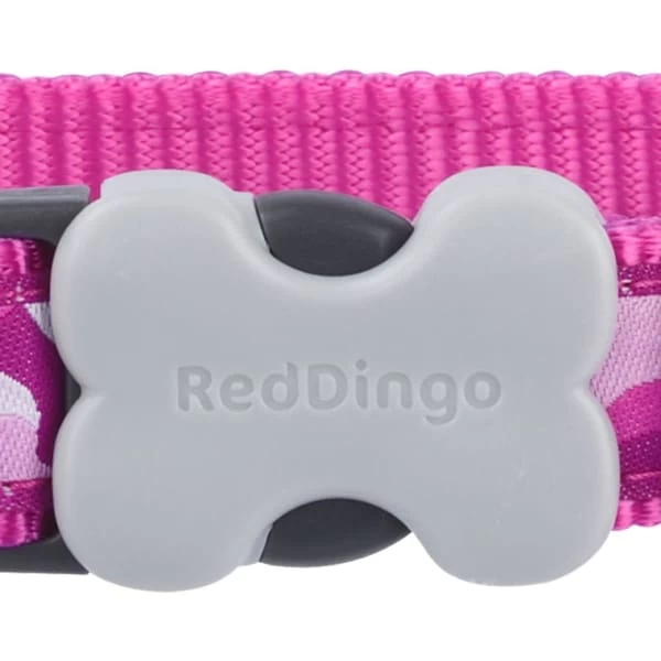 Red Dingo Camouflage Dog Collar In Hot Pink 5 Red Dingo Camouflage Dog Collar In Hot Pink - Image 3