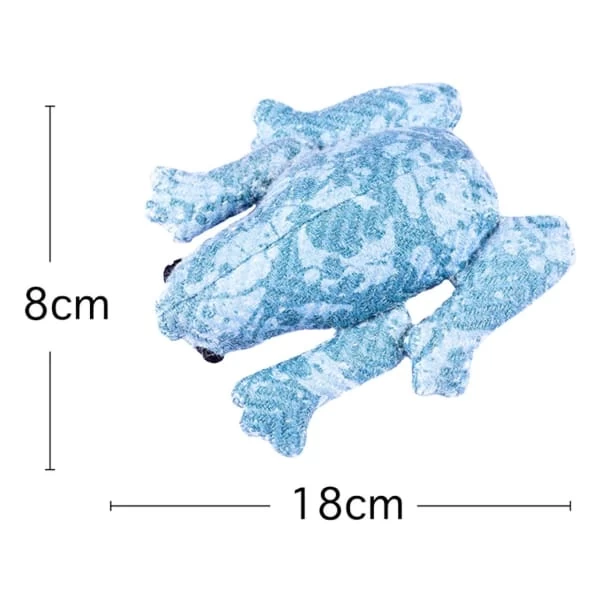 Resploot Recycled Poison Dart Frog Dog Toy 7 Resploot Recycled Poison Dart Frog Dog Toy - Image 5