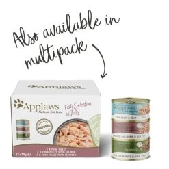 Applaws Adult Wet Cat Food - Tuna Fillet & Salmon In Jelly