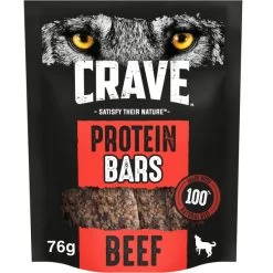 Crave Grain-free Protein Bars Dog Treats - Beef -pet shop I9530842