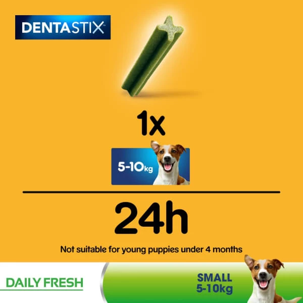 Pedigree Dentastix Fresh Daily Dental Chews For Small Dog 4 Pedigree Dentastix Fresh Daily Dental Chews For Small Dog - Image 2