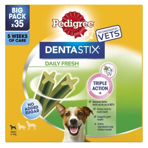 Pedigree Dentastix Fresh Daily Dental Chews For Small Dog 3 Pedigree Dentastix Fresh Daily Dental Chews For Small Dog