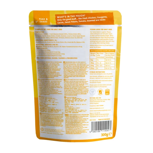 Barking Heads Fat Dog Slim Adult Wet Dog Food In Pouches - Chicken 3 Barking Heads Fat Dog Slim Adult Wet Dog Food In Pouches - Chicken