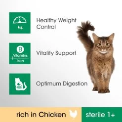 Perfect Fit Sterile 1+ Adult Dry Cat Food - Chicken -pet shop I9601279 en 05