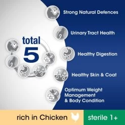 Perfect Fit Sterile 1+ Adult Dry Cat Food - Chicken -pet shop I9601279 en 08