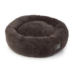 FuzzYard Dreameazzzy Cuddler Dog Bed - Truffle Grey