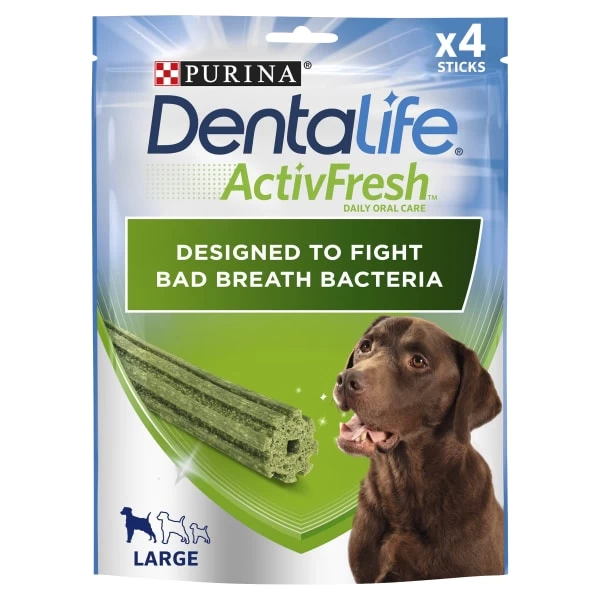 Dentalife ActivFresh Dental Chew Large Dog Treats 6 Dentalife ActivFresh Dental Chew Large Dog Treats - Image 4