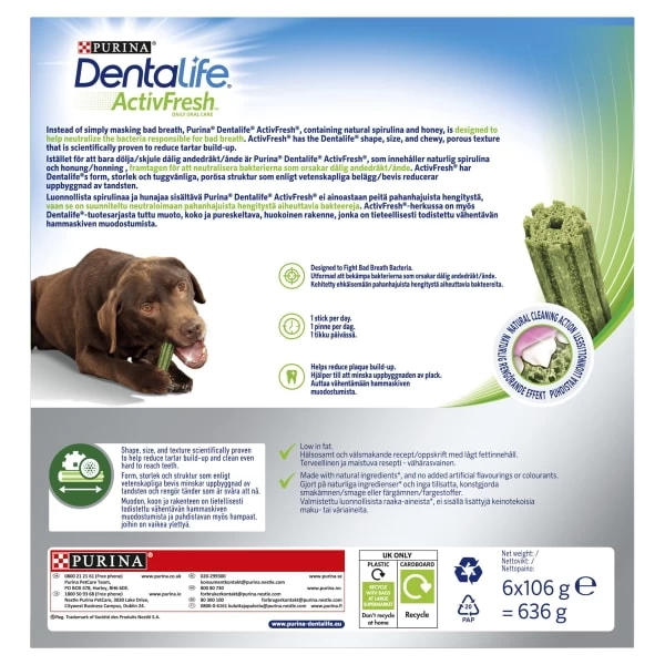 Dentalife ActivFresh Dental Chew Large Dog Treats 14 Dentalife ActivFresh Dental Chew Large Dog Treats - Image 12